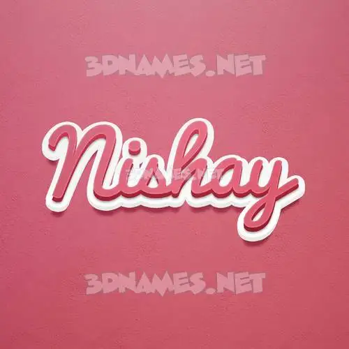 nishay in Red Scribble style - 3D name wallpaper nishay in Red Scribble style - 3D name wallpaper