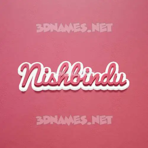 nishbindu in Red Scribble style - 3D name wallpaper nishbindu in Red Scribble style - 3D name wallpaper