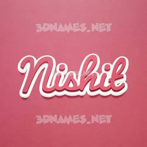 nishit in Red Scribble style - 3D name wallpaper nishit in Red Scribble style - 3D name wallpaper