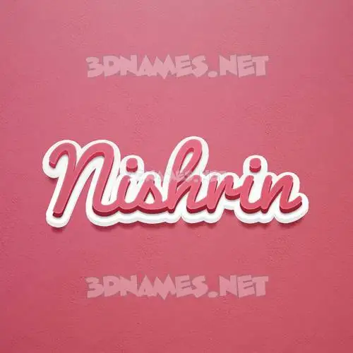 nishrin in Red Scribble style - 3D name wallpaper nishrin in Red Scribble style - 3D name wallpaper