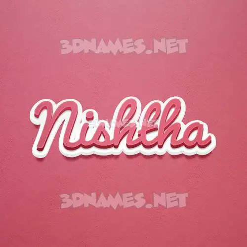 nishtha in Red Scribble style - 3D name wallpaper nishtha in Red Scribble style - 3D name wallpaper