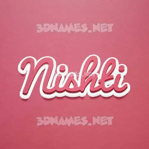 nishti in Red Scribble style - 3D name wallpaper nishti in Red Scribble style - 3D name wallpaper