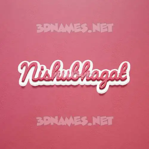 nishubhagat in Red Scribble style - 3D name wallpaper nishubhagat in Red Scribble style - 3D name wallpaper
