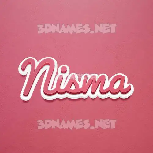 nisma in Red Scribble style - 3D name wallpaper nisma in Red Scribble style - 3D name wallpaper