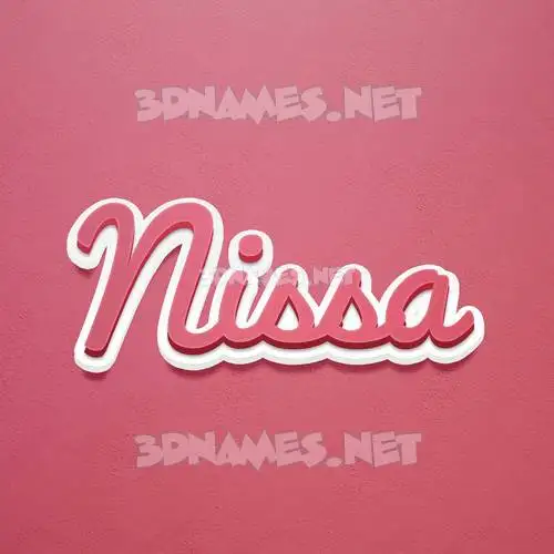 nissa in Red Scribble style - 3D name wallpaper nissa in Red Scribble style - 3D name wallpaper