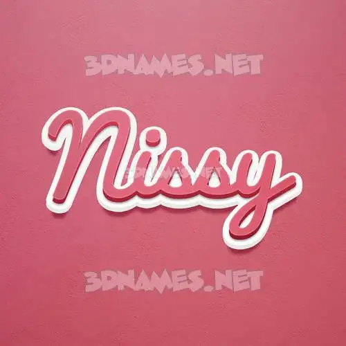 nissy in Red Scribble style - 3D name wallpaper nissy in Red Scribble style - 3D name wallpaper
