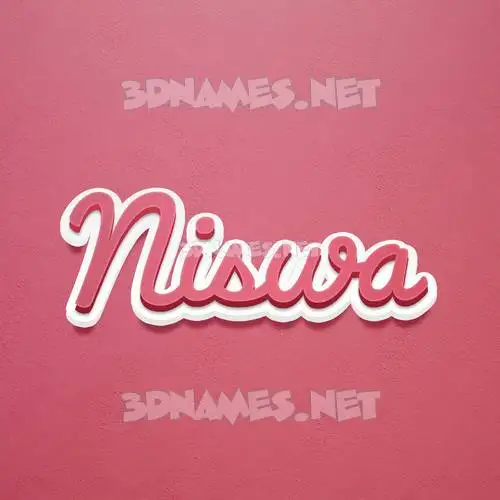 niswa in Red Scribble style - 3D name wallpaper niswa in Red Scribble style - 3D name wallpaper