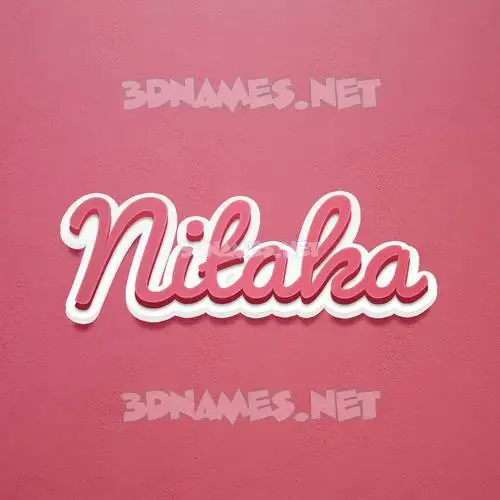 nitaka in Red Scribble style - 3D name wallpaper nitaka in Red Scribble style - 3D name wallpaper