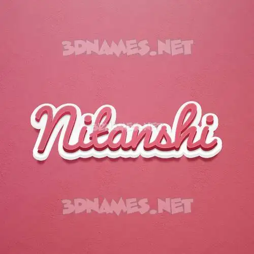 nitanshi in Red Scribble style - 3D name wallpaper nitanshi in Red Scribble style - 3D name wallpaper
