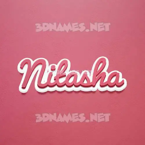 nitasha in Red Scribble style - 3D name wallpaper nitasha in Red Scribble style - 3D name wallpaper