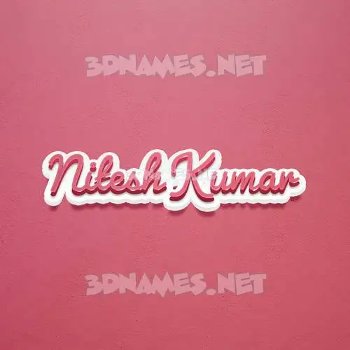 nitesh kumar in Red Scribble style - 3D name wallpaper nitesh kumar in Red Scribble style - 3D name wallpaper