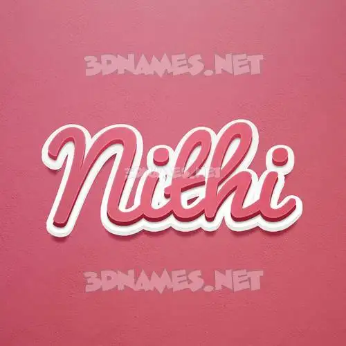 nithi in Red Scribble style - 3D name wallpaper nithi in Red Scribble style - 3D name wallpaper