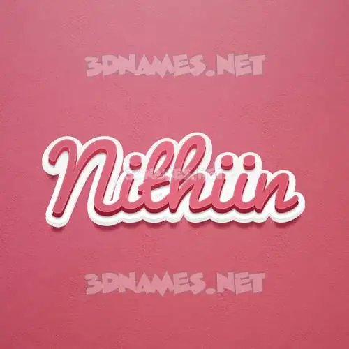 nithiin in Red Scribble style - 3D name wallpaper nithiin in Red Scribble style - 3D name wallpaper