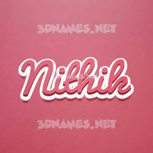 nithik in Red Scribble style - 3D name wallpaper nithik in Red Scribble style - 3D name wallpaper