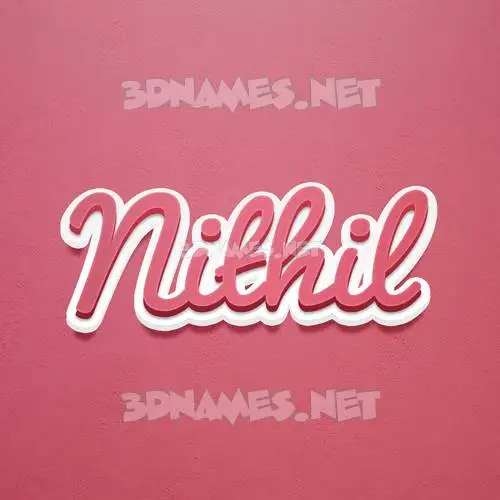nithil in Red Scribble style - 3D name wallpaper nithil in Red Scribble style - 3D name wallpaper