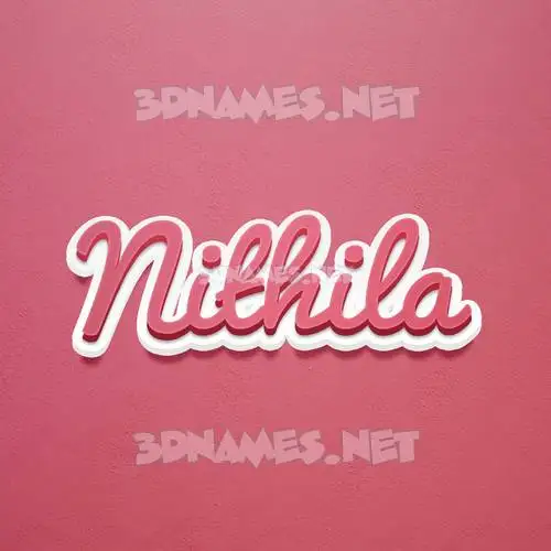 nithila in Red Scribble style - 3D name wallpaper nithila in Red Scribble style - 3D name wallpaper