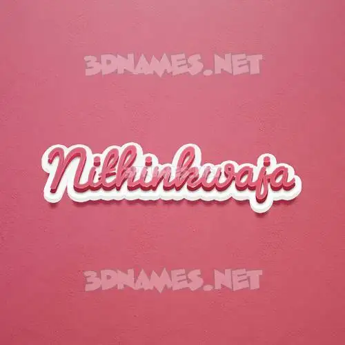nithinkwaja in Red Scribble style - 3D name wallpaper nithinkwaja in Red Scribble style - 3D name wallpaper