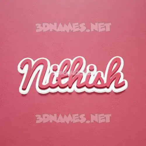 nithish in Red Scribble style - 3D name wallpaper nithish in Red Scribble style - 3D name wallpaper
