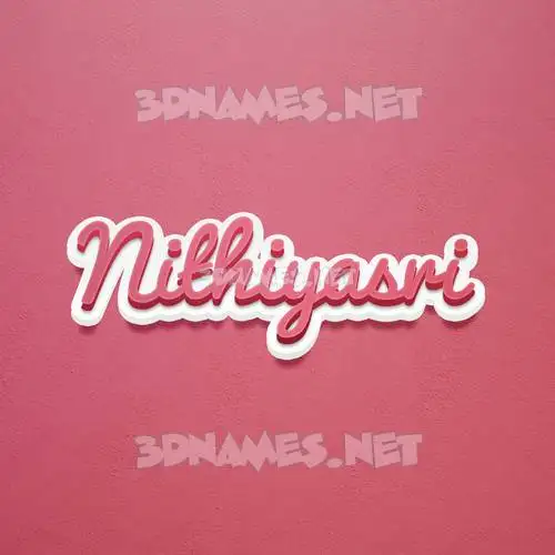 nithiyasri in Red Scribble style - 3D name wallpaper nithiyasri in Red Scribble style - 3D name wallpaper