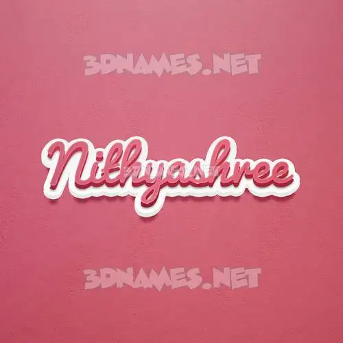 nithyashree in Red Scribble style - 3D name wallpaper nithyashree in Red Scribble style - 3D name wallpaper