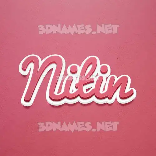 nitin in Red Scribble style - 3D name wallpaper nitin in Red Scribble style - 3D name wallpaper