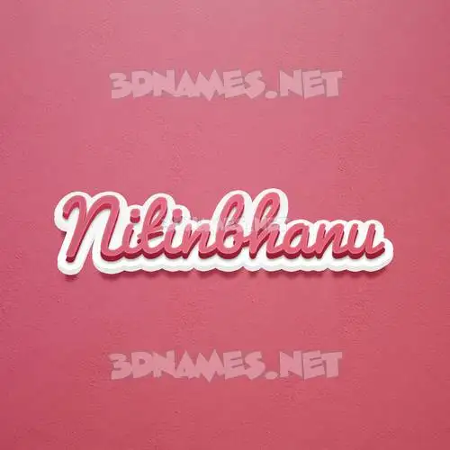 nitinbhanu in Red Scribble style - 3D name wallpaper nitinbhanu in Red Scribble style - 3D name wallpaper