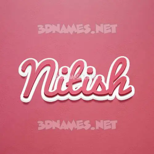 nitish in Red Scribble style - 3D name wallpaper nitish in Red Scribble style - 3D name wallpaper