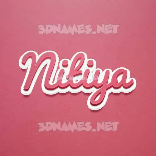 nitiya in Red Scribble style - 3D name wallpaper nitiya in Red Scribble style - 3D name wallpaper