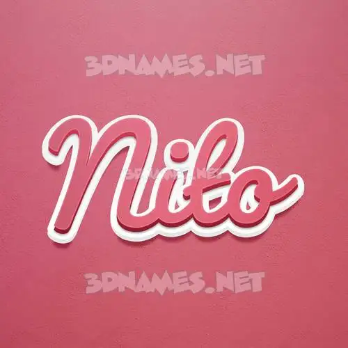nito in Red Scribble style - 3D name wallpaper nito in Red Scribble style - 3D name wallpaper