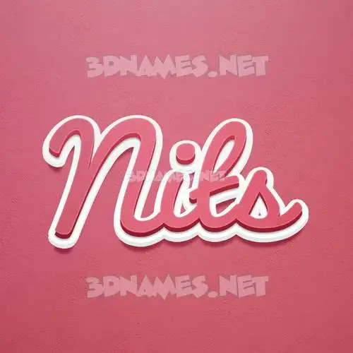 nits in Red Scribble style - 3D name wallpaper nits in Red Scribble style - 3D name wallpaper