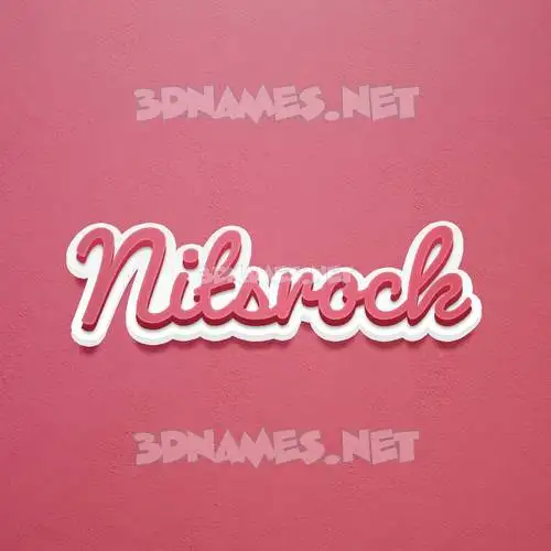 nitsrock in Red Scribble style - 3D name wallpaper nitsrock in Red Scribble style - 3D name wallpaper