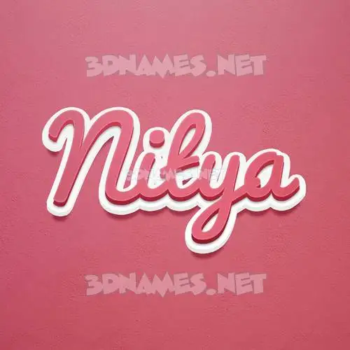 nitya in Red Scribble style - 3D name wallpaper nitya in Red Scribble style - 3D name wallpaper
