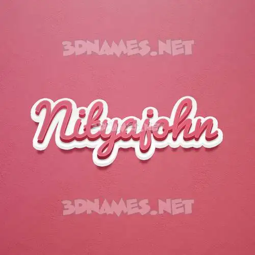 nityajohn in Red Scribble style - 3D name wallpaper nityajohn in Red Scribble style - 3D name wallpaper