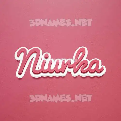 niurka in Red Scribble style - 3D name wallpaper niurka in Red Scribble style - 3D name wallpaper