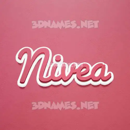 nivea in Red Scribble style - 3D name wallpaper nivea in Red Scribble style - 3D name wallpaper