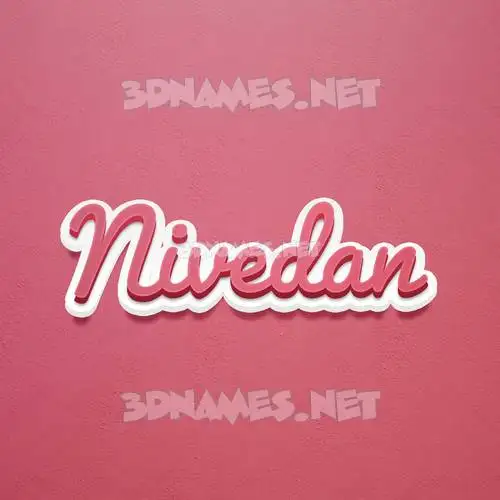 nivedan in Red Scribble style - 3D name wallpaper nivedan in Red Scribble style - 3D name wallpaper