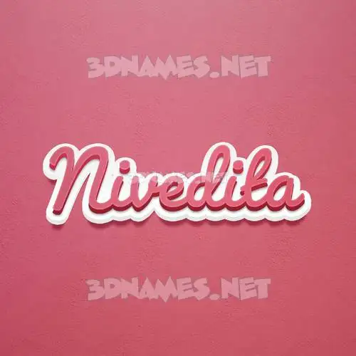 nivedita in Red Scribble style - 3D name wallpaper nivedita in Red Scribble style - 3D name wallpaper