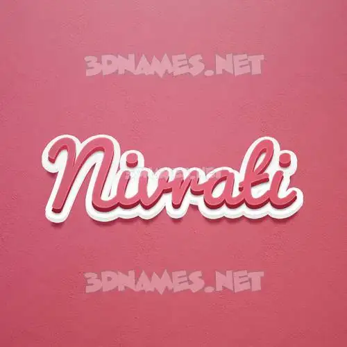 nivrati in Red Scribble style - 3D name wallpaper nivrati in Red Scribble style - 3D name wallpaper