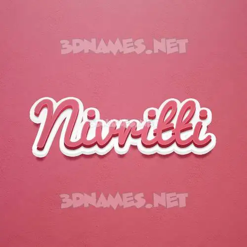 nivritti in Red Scribble style - 3D name wallpaper nivritti in Red Scribble style - 3D name wallpaper