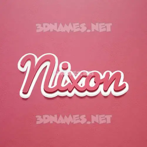 nixon in Red Scribble style - 3D name wallpaper nixon in Red Scribble style - 3D name wallpaper