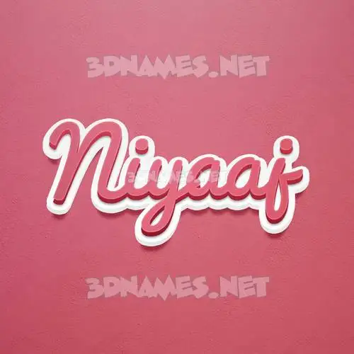 niyaaj in Red Scribble style - 3D name wallpaper niyaaj in Red Scribble style - 3D name wallpaper