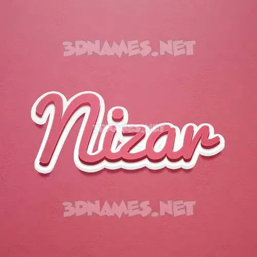 nizar in Red Scribble style - 3D name wallpaper nizar in Red Scribble style - 3D name wallpaper