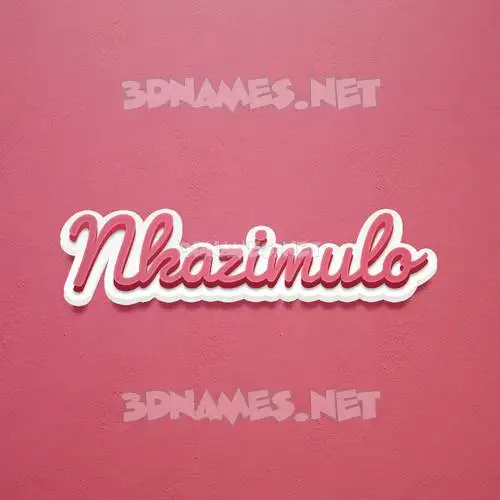 nkazimulo in Red Scribble style - 3D name wallpaper nkazimulo in Red Scribble style - 3D name wallpaper