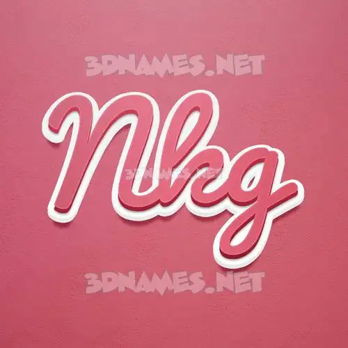 nkg in Red Scribble style - 3D name wallpaper nkg in Red Scribble style - 3D name wallpaper