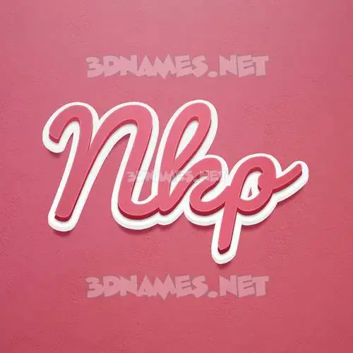 nkp in Red Scribble style - 3D name wallpaper nkp in Red Scribble style - 3D name wallpaper