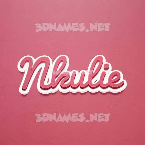 nkulie in Red Scribble style - 3D name wallpaper nkulie in Red Scribble style - 3D name wallpaper
