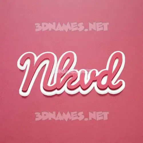 nkvd in Red Scribble style - 3D name wallpaper nkvd in Red Scribble style - 3D name wallpaper
