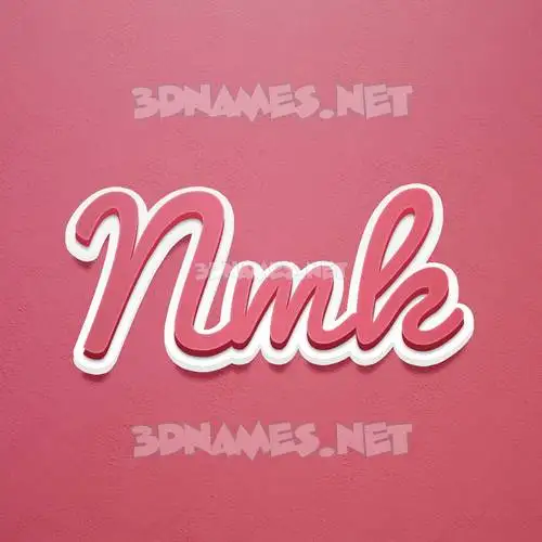 nmk in Red Scribble style - 3D name wallpaper nmk in Red Scribble style - 3D name wallpaper