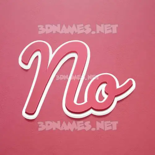 no in Red Scribble style - 3D name wallpaper no in Red Scribble style - 3D name wallpaper