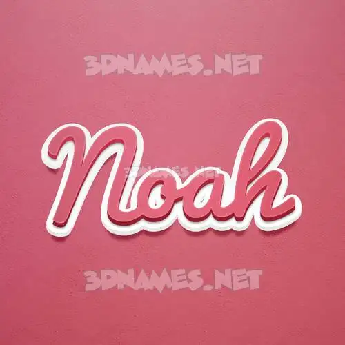 noah in Red Scribble style - 3D name wallpaper noah in Red Scribble style - 3D name wallpaper